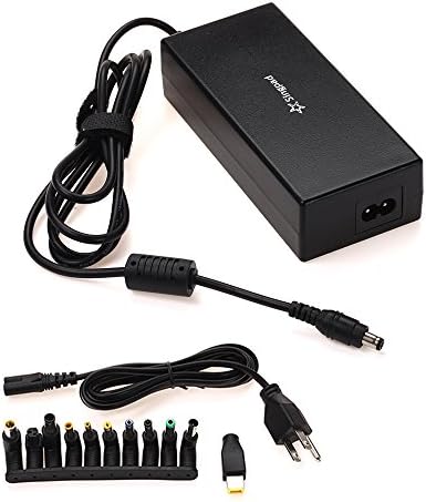 Singpad 90W 12V-24V Regulated Multi Voltage Universal AC/DC Adapter Switching Power Supply with 11 Plugs Compatible with Lenovo HP Toshiba Samsung Acer Asus and Most Notebooksand 5V2.1A USB Charger