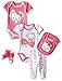 Hello Kitty Baby Girls' Baby Gift Set, Pink Carnation, 0-3 Months