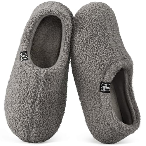 HomeTop Women's Curly Fur Slippers