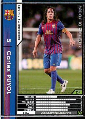 Amazon Wccf 11 12 Fcバルセロナ 黒 294 カルレス プジョル トレカ 通販