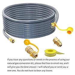Upgraded 36 Feet 1/2 Inch Natural Gas Hose propane