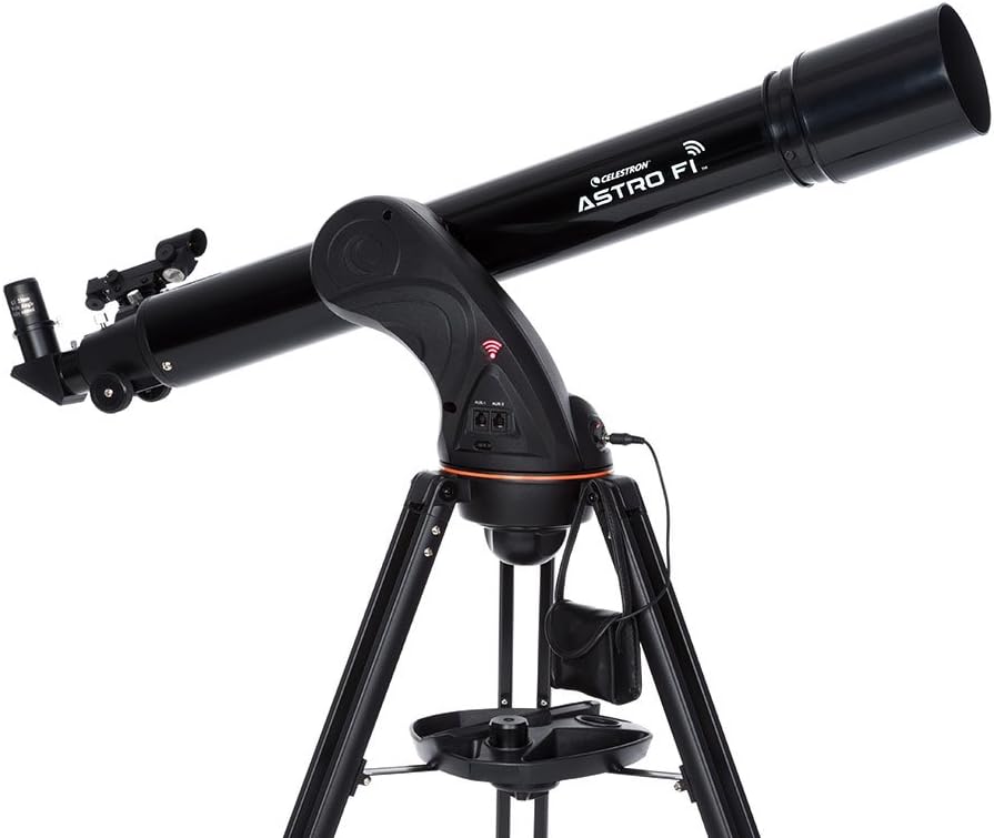 Celestron 22201 Astro-Fi 90 WiFi Refractor Telescope, Black, 90 mm Refractor - Image 3