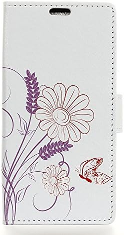 Acer Liquid X2 Case,New Hand Painted Slim Folio / Flip Pu Leather wallet With card slots Stand TPU Bumper Back Phone Cover (Flower Fairy)