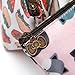 Sea Team 3pcs Waterproof Fabric Cosmetic Bags Portable Travel Toiletry Pouch Makeup Organizer Clutch Bag with Zipper