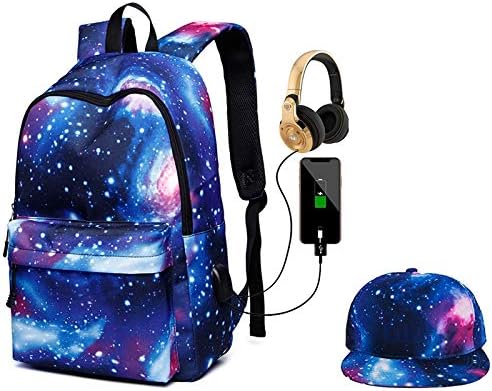Galaxy School Backpack, Student Bookbag for Boys Girls Kids School Bag Teenagers Laptop bag, Plenty of Storage Bag fit Travel, Outdoors