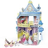 CubicFun Fairytale Castle Dollhouse 3D Puzzle Miniature DIY Kit,P809h 81 Pieces
