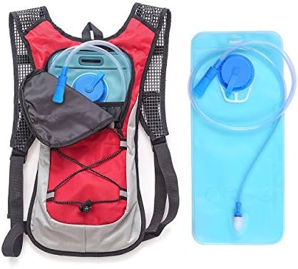 Hydration Backpack&amp;Best Outdoor Gear for Running, Hiking, Cycling and More&amp;Lightweight Pack Keeps Liquid Cool Up to 4 Hours&amp;All Other Outdoor Sports Where You Need Water (Red)