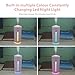 CLEEFUN Mini Humidifiers for Office Desk Kids Home Bedroom Hotel Cars Travel, 230ML, with LED Night Light, Quiet-Operation (Pink)
