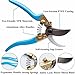 Pruning Shears Casfuy SK-5 Steel Blade Bypass Pruner with PTFE Coating and Safety Lock for Garden