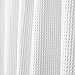 InterDesign York Waffle Weave Shower Curtain – Mold & Mildew Resistant Hotel Weight Bathroom Curtain, White, 72” x 84”, Long