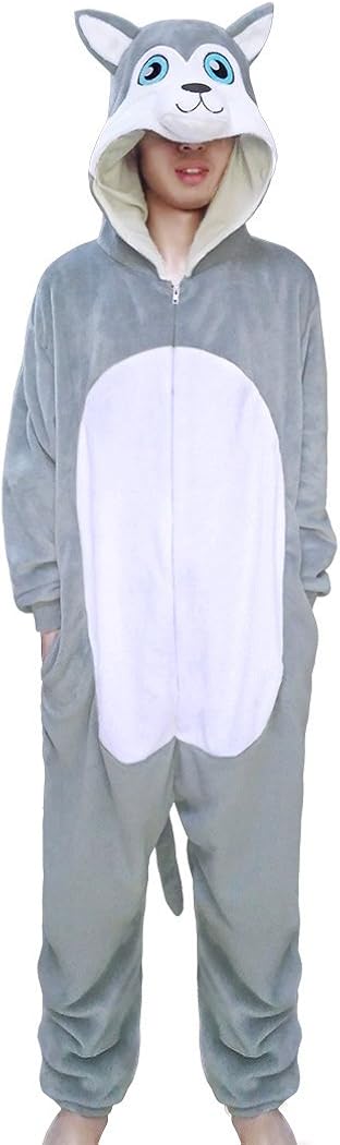 husky onesie pajamas