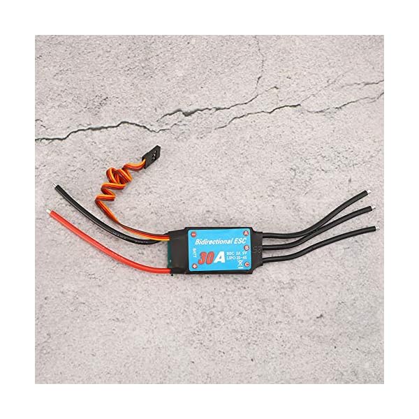 Dilwe RC Einweg-Regler, RC Brushless ESC Elektronischer Geschwindigkeitsregler Einweg-Steuerung für RC-Car, Schiffe… – Bild 7