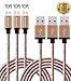 Mscrosmi Extremely Long 10FT 3Pack Android Nylon Braided Charging Cord Micro USB For Android Tablets & Phones, Samsung Galaxy, LG, Motorola, Nexus, Sony, Xiao Mi, Kindle Fire and More [gray & brown]