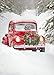Avanti Christmas Cards, Old Fashioned Truck, 10 Count