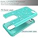 LeYi Compatible for LG K20 Plus case, LG K20 / LG K20 V/LG Harmony/LG K10 2017 / LG LV5/ LG Grace Case with 2PCS Tempered Glass Screen Protector, Glitter Bling Girls Women Phone Case