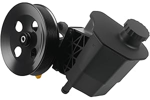 Autodevil 20-70268 Power Steering Pump w/Reservoir & Pulley Fit for 2003-2007 Ram 2500/3500 4.7L 5.7L & 2003 Ram 2500/3500 8.0L Gas, for 2003-2007 Ram 2500/3500 5.9L & 2007 Ram 2500/3500 6.7L Diesel