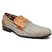 New Men's Slip on Plaid Checkered Dress Shoes Modern Loafer 19371