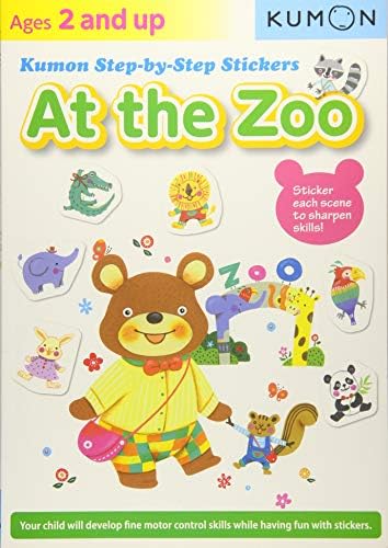 Kumon Step-by-Step Stickers: At The Zoo Paperback – 22 May 2014