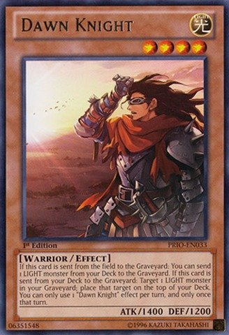 Yu-Gi-Oh! - Dawn Knight (PRIO-EN033) - Primal Origin - 1st Edition - Rare