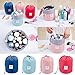 Travel Cosmetic Bags Make up Bag Organizer Men Women Hanging Toiletry Bags Wash Bags Large Capacity Drawstring Makeup Bag Blue + Small Pouch + Clear PVC Brush Bag (Blue)