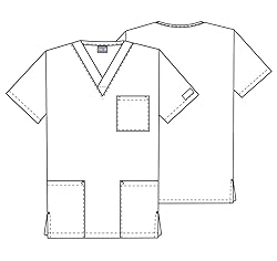 Cherokee Originals Unisex V-Neck Scrubs