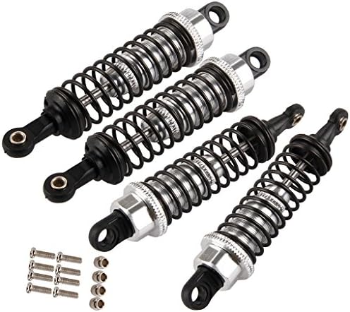 Yiguo 70mm 1/18 RC Shock Absorber Springs for Himoto Racing Spino Buggy Silver Set of 4