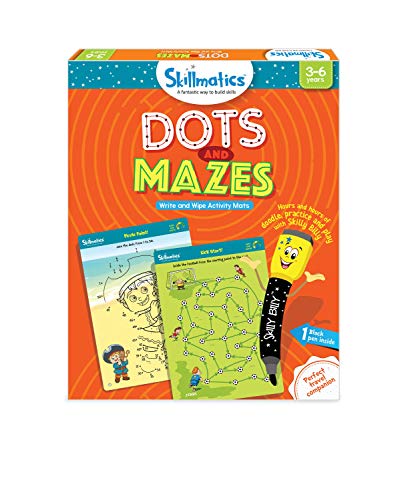 Skillmatics Educational Game: Dots and Mazes 3-6 Years