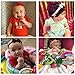 WillingTee Baby Girls 4.5 Inch Grosgrain Ribbon Boutique Hair Bows Headband, 30 Colors - Fantastic Hair Accessories for Baby Girls, Infants, Toddlers, Kids, Children & Teens