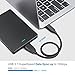 CableCreation 1FT*2 USB C to Micro B Cable,10Gbps Speed External Hard Drive Braided,USB 3.1 Type C to Micro B Work for iPhone 15/16,Seagate WD Westgate My Passport,MacBook Pro,iPad/Tablet,Black