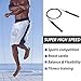 Goothdurs Adjustable High Speed strong Aluminum Jump Rope - 360 Degree Spin Professional Fitness Training with Anti-Wear Pipe