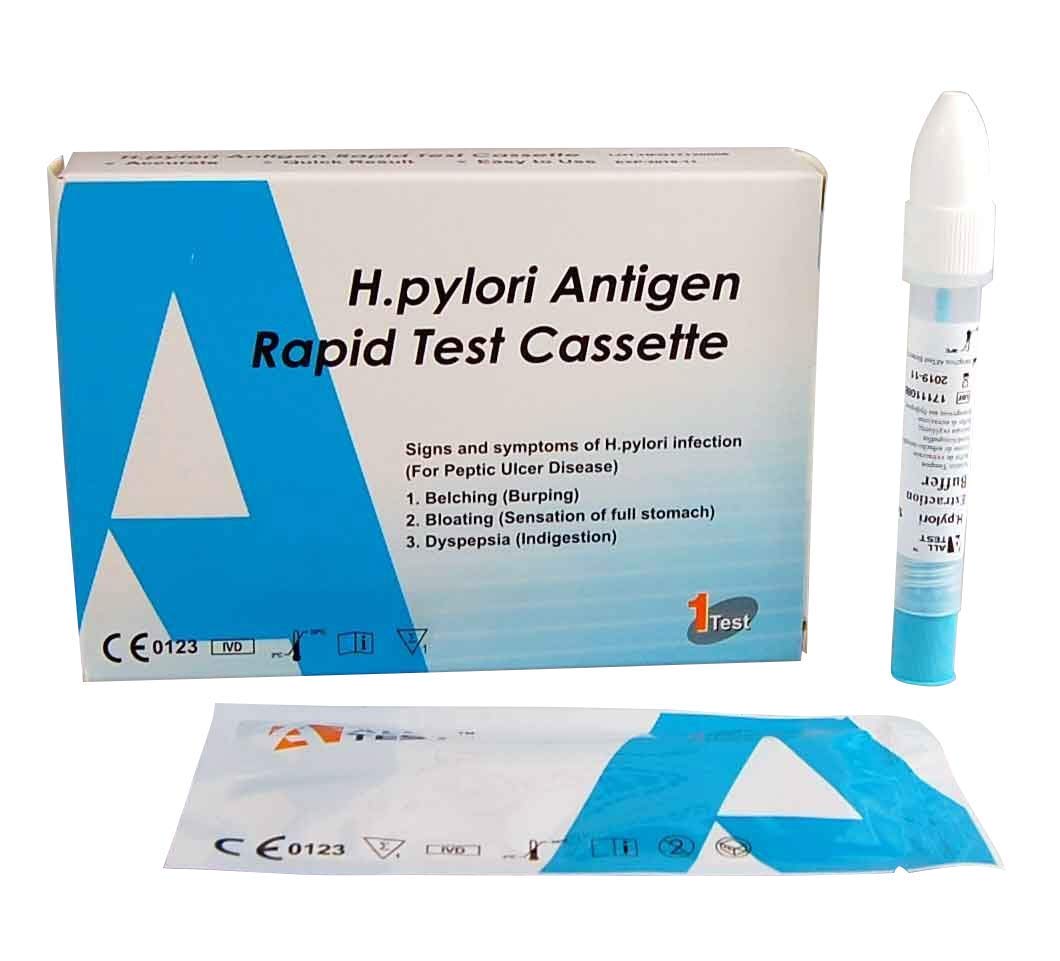 Alltest Stomach Health Testh Pylori Antigen Stomach Ulcer Stool Home Testing Kit Pack Screen Yourself For Active H Pylori Infection - 