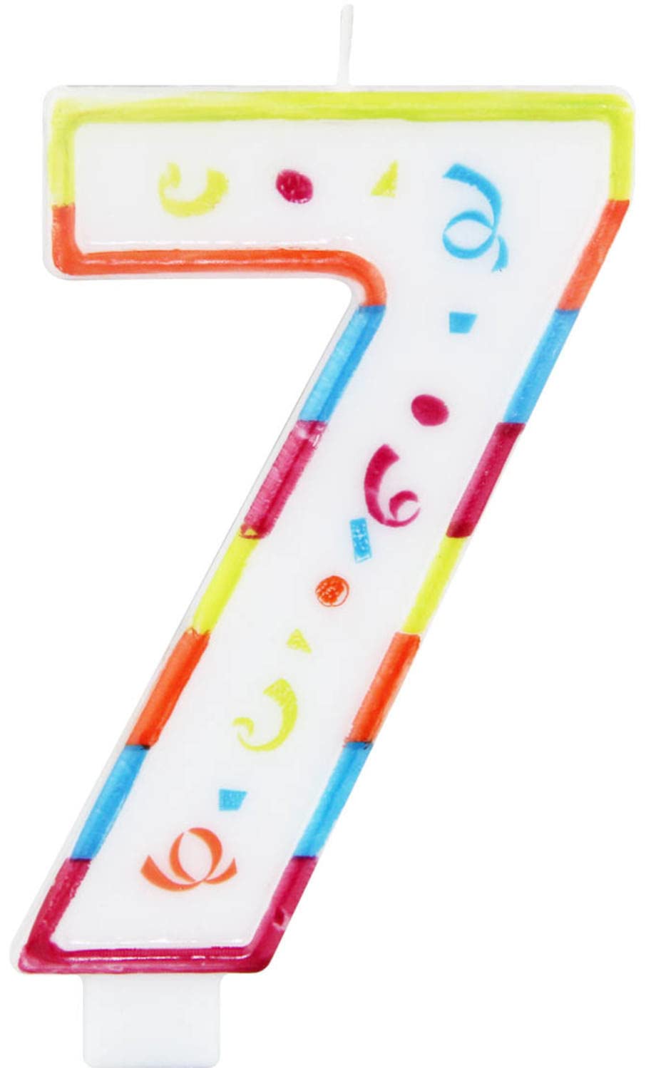 Folat 22927 XL Candle 7 Years with Holder, Multi Colors