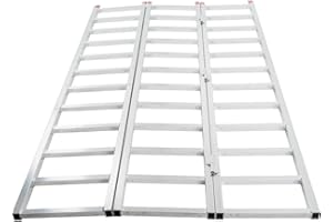 Rage Powersports Black Widow TF-8046 Aluminum 6' 8" Folding Folding ATV Ramp