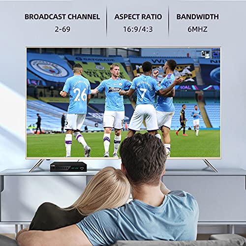 Digital TV Converter Box with PVR Function, UBISHENG 1080P Full HD TV