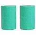 Bbolive 4' Inch Wrist Sweatband in 13 Different Neon Colors - Athletic Cotton Terry Cloth-Great for All Outdoor Activity(1 Pair) (Light Green)