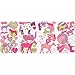 RoomMates Horse Crazy Peel and Stick Wall Decals,Multicolor