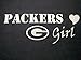 Packers Girl Green Bay Decal Vinyl Sticker|Cars Trucks Vans Walls Laptop| WHITE |7.5 x 3 in|CCI589