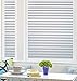 DUOFIRE Window Film Blinds Pattern Privacy Window Film Glass Film Static Cling Glass Film No Glue Anti-UV Window Sticker for Bathroom Bedroom Living Room DP040 (23.6 x 78.7 inch)
