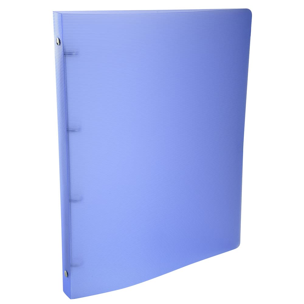 Exacompta - Ref. 51177E - Linicolor PP semi-rigid binder - 4 round rings, diameter 15 mm - Spine 20 mm - External dimensions: 32x25 cm - A4 file format - 5 random colors
