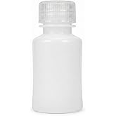 United Scientific™ HDPE Travel Bottles for Toiletries, 90ml (3oz), 6-Pack | TSA Approved Narrow Mouth Containers, Travel Size