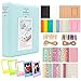 Ablus 2x3 Inch Photo Paper Film Album Set for Fujifilm Instax Mini Camera, Polaroid Snap, Z2300, SocialMatic Instant Cameras & Zip Instant Printer (64 Pockets, Ice Blue)