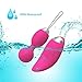 Beslove Bullet Vibrator - 10 Speed Remote Control Rechargeable G Spot Vagina and Clitoris Vibrating Vibrator for Women-Rose