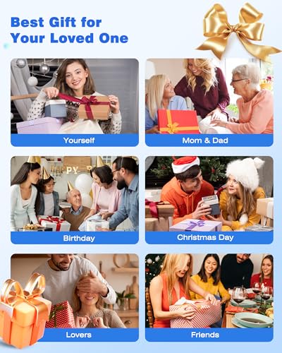 KINGJOY Neck and Shoulder Massager with Heat, Shiatsu Neck and Back Massager for Back, Shoulder, Legs, 2026 Upgraded 4D Kneading Deep Tissue Pain Relief, Gifts for Women/Men/Mom/Dad