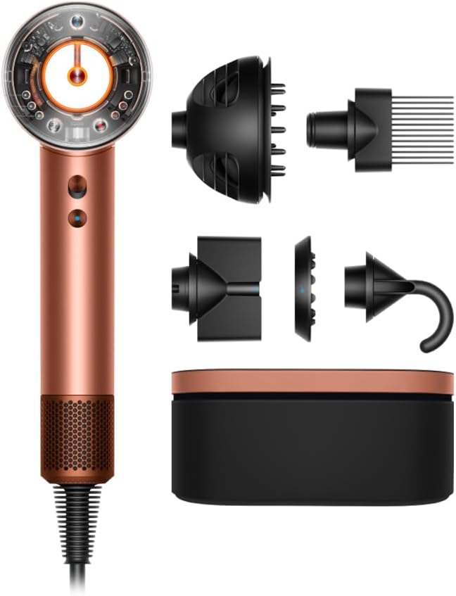Dyson Supersonic Nural Hair Dryer - Auto Adapts Shine, 5 Attachments