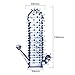 Ryvox(TM) Silicone Condom Delay Extension Crystal Sleeve Extender Enlarger Erection Impotence Aid