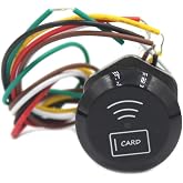 BSTUOKEY Mini RFID Proximity Card Reader IP68 Waterproof 125Khz EM Card Reader for Access Control System wiegand26/34 Output,No Relay/No User Capacity