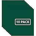 FUNKAKA Green HTV Heat Transfer Vinyl Bundle, 12" x 10" Glossy Green Iron on Vinyl for T-Shirt, 10 Sheets Sticky HTV Vinyl for All Cutter Machines Easy to Cut & Weed for Heat Vinyl Design