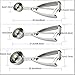 Cookie Scoop Set - #60/1 Tbsp, #40/2 Tbsp, #20/ 3Tbsp - 3 PCS Cookie Scoops for Baking Set of 3 - Cookie Dough Scoop - Made of 18/8 Stainless Steel