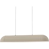 ET2 Lighting E34616-LC Wimbledon - 25W 1 LED Linear Pendant-5 Inch Tall and 39.75 Inch Wide, Finish Color: Light Cream