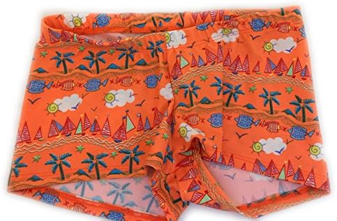 Katrina Ktrna Kids Girls size 6 Tropical Orange Activewear Dancewear Basic Short, Made in the USA
